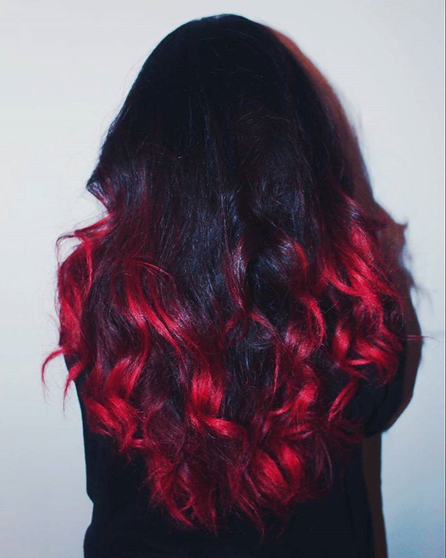 Hair Diaries Red Ombre The Desi Dossier Hair Diaries Red Ombre The Desi Dossier