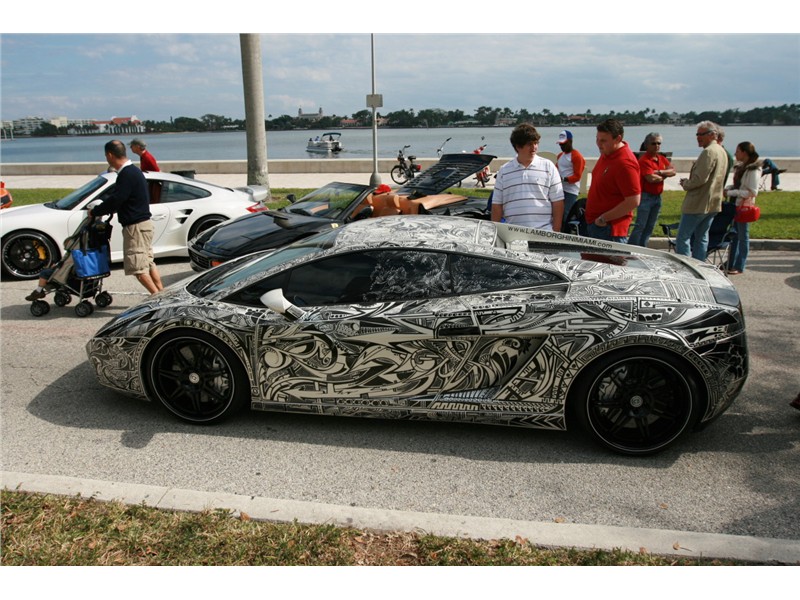 Famous Sharpie Lamborghini Gallardo