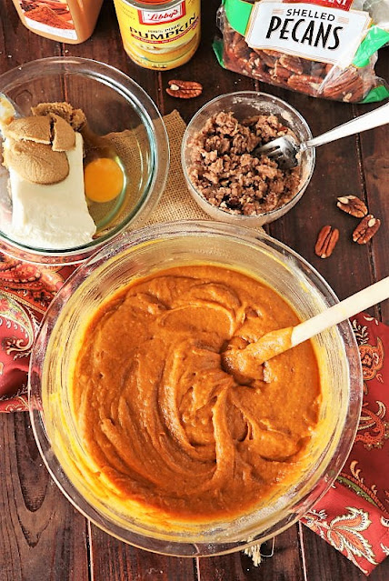 Pumpkin Cream Cheese Muffins Ingredients Image