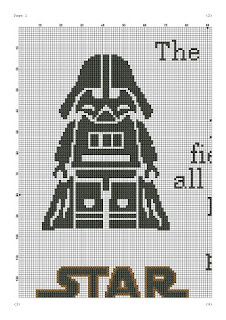 Star wars cross stitch quote pattern