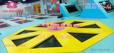 trampoline - sàn nhún - sàn bậc thể lực - jump arena