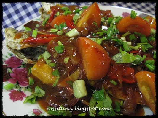 Resepi Ikan Siakap Tiga Rasa