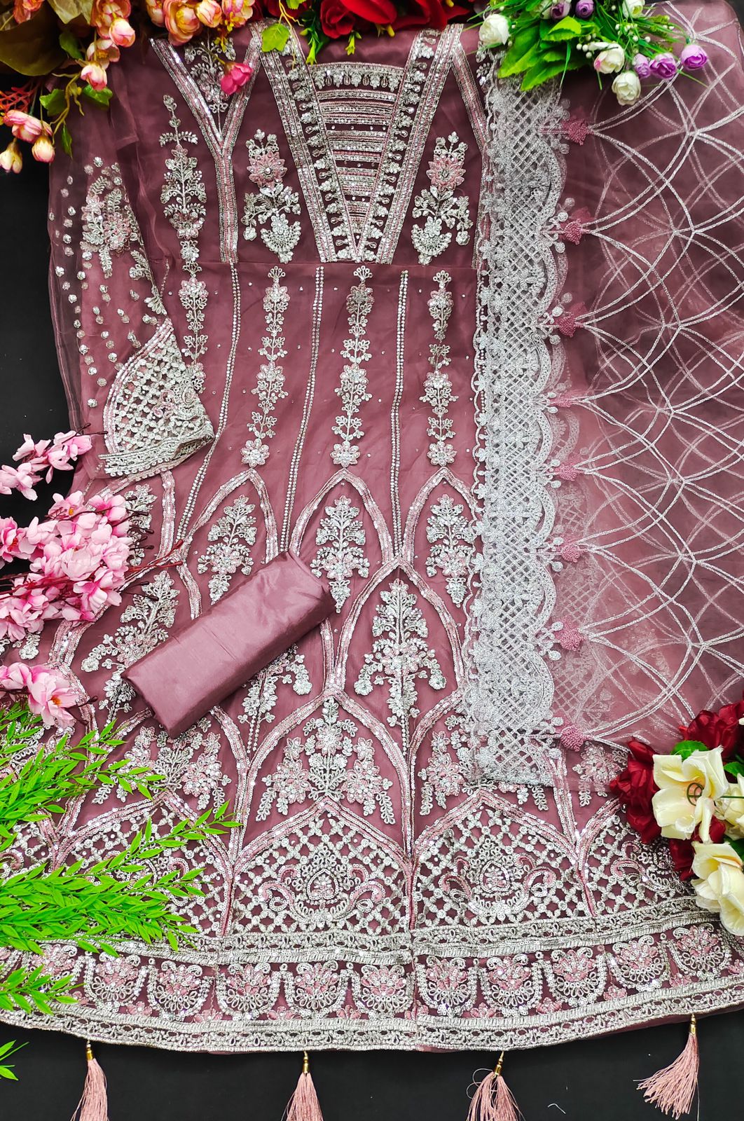 Kaleesha Fashion Kf 115 Semi Stitched Dress Material Catalog Lowest Price