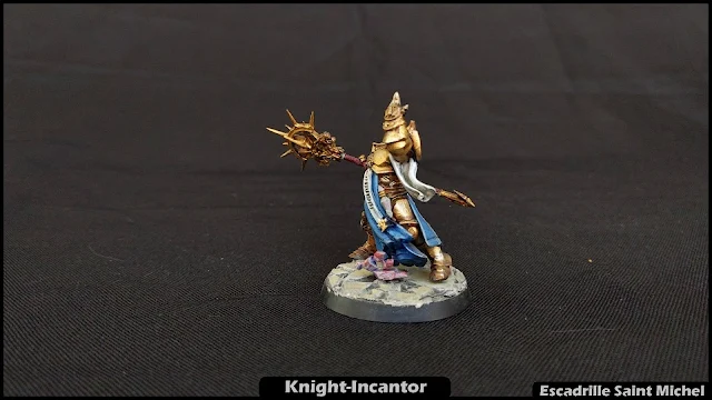 Figurine Knight-Incantor duWarhammer Age of Sigmar . Escadrille Saint Michel