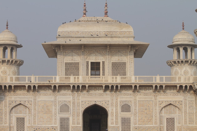 Intricate on the Baby Taj of Agra considered to be a smaller version of the Taj Mahal