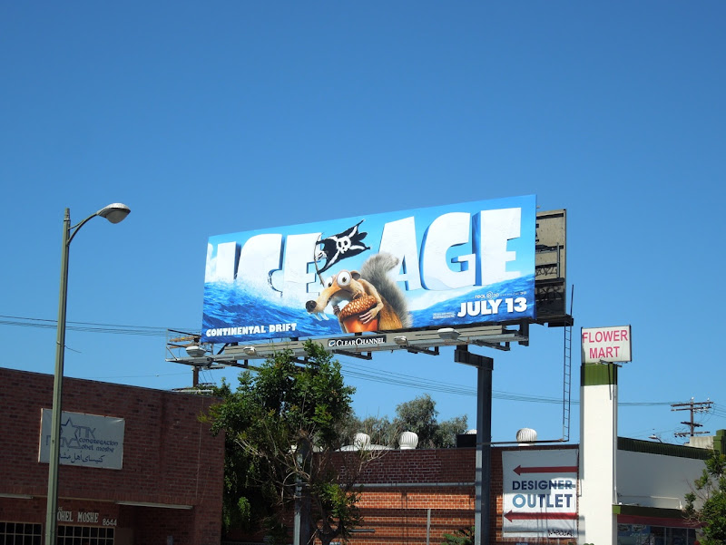 Ice Age 4 movie billboard