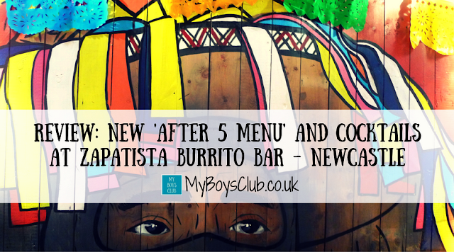 Review: After 5 Menu and Cocktails at Zapatista Burrito Bar in Newcastle