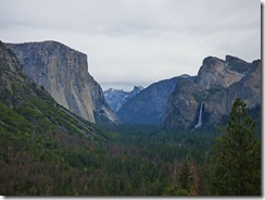 Yosemite from Tunnel View, El Capitan, Half Dome, Bridalveil Fall