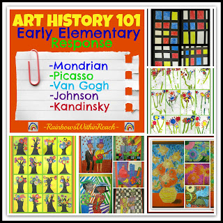 photo of: Art History 101: Art Projects for Early Elementary via RainbowsWithinReach