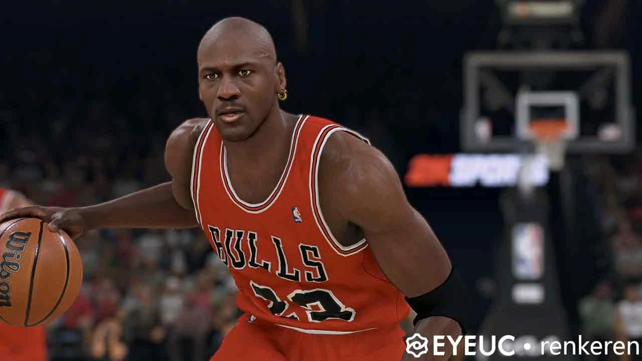 NBA 2K23 Michael Jordan Retro Cyberface (1992)