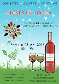 french village diaries Poitou Charentes Angouleme wine Charlemagne Rosés en Folie