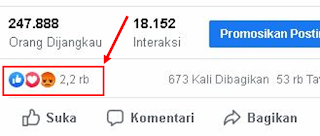 Cara Tambah Like