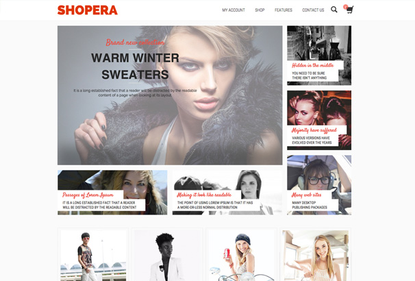 Shopera Ecommerce Wordpress Theme 