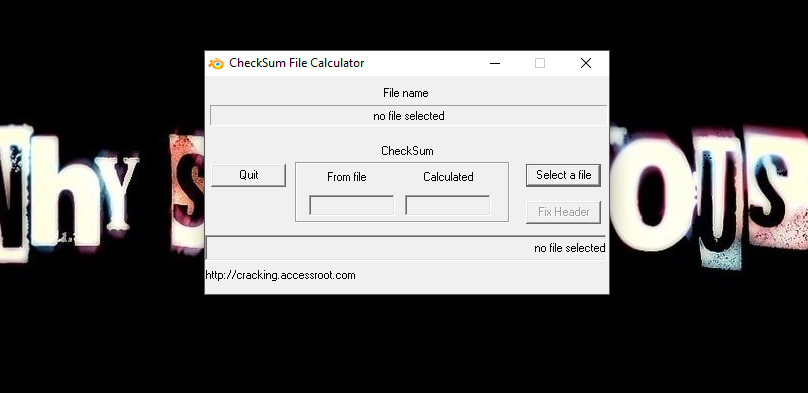 CheckSum File Calculator 1.0 By Shub-Nigurrath