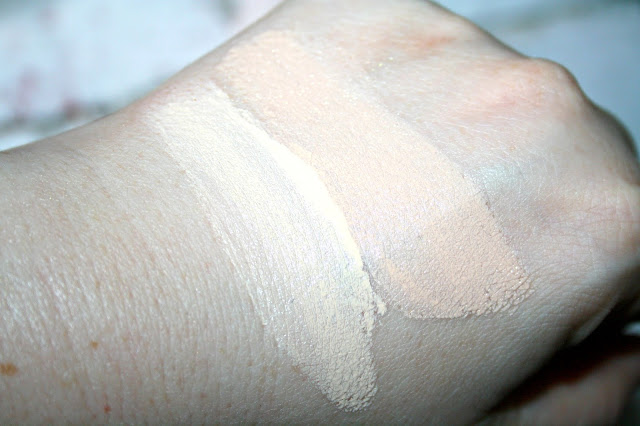 Too Faced Peach Perfect Comfort Matte Foundation Swatches