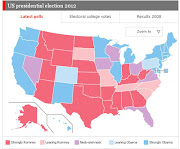 . the probable electoral vote distribution between these two candidates.