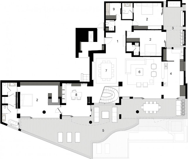 Upper floor plan