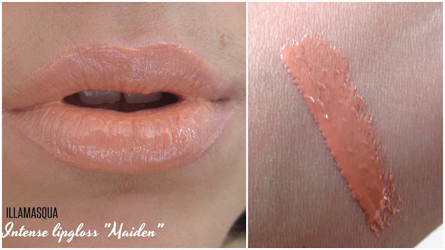 Illamasqua lipgloss maiden swatches