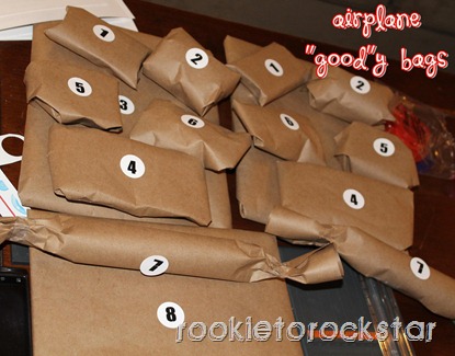 Airplane Goody Bags