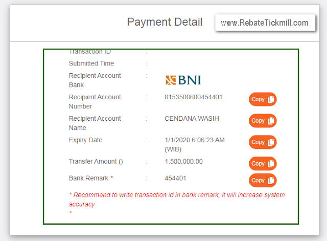 Cara Deposit Tickmill Via Internet Banking