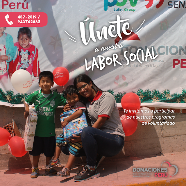 Voluntariado - Donaciones Perú - Dona