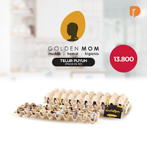 Golden Mom Telur Burung Puyuh Isi 30 Butir