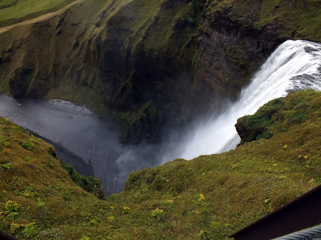 Skogafoss Islandia desde arriba