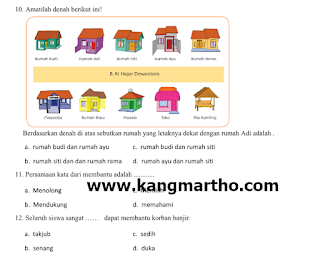 Soal PAS Tema 3 Kelas 2 SD K13