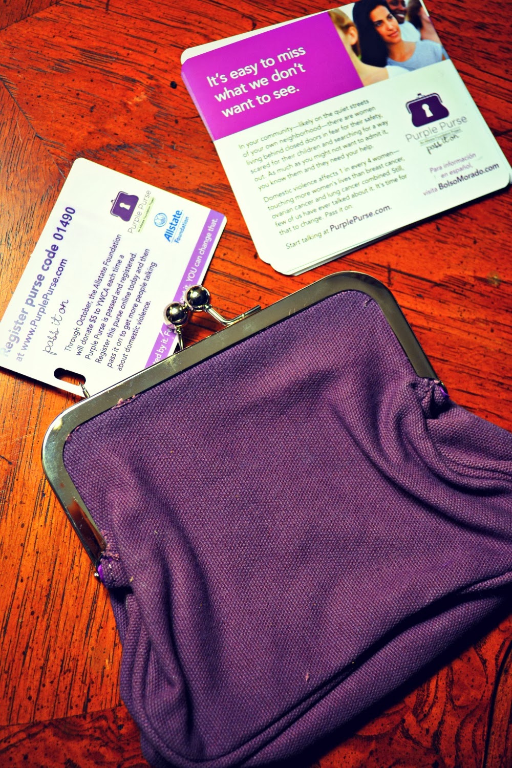 Allstate Purple Purse: Pass It On Project