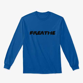 Breathe Classic Long Sleeve Tee Shirt Blue