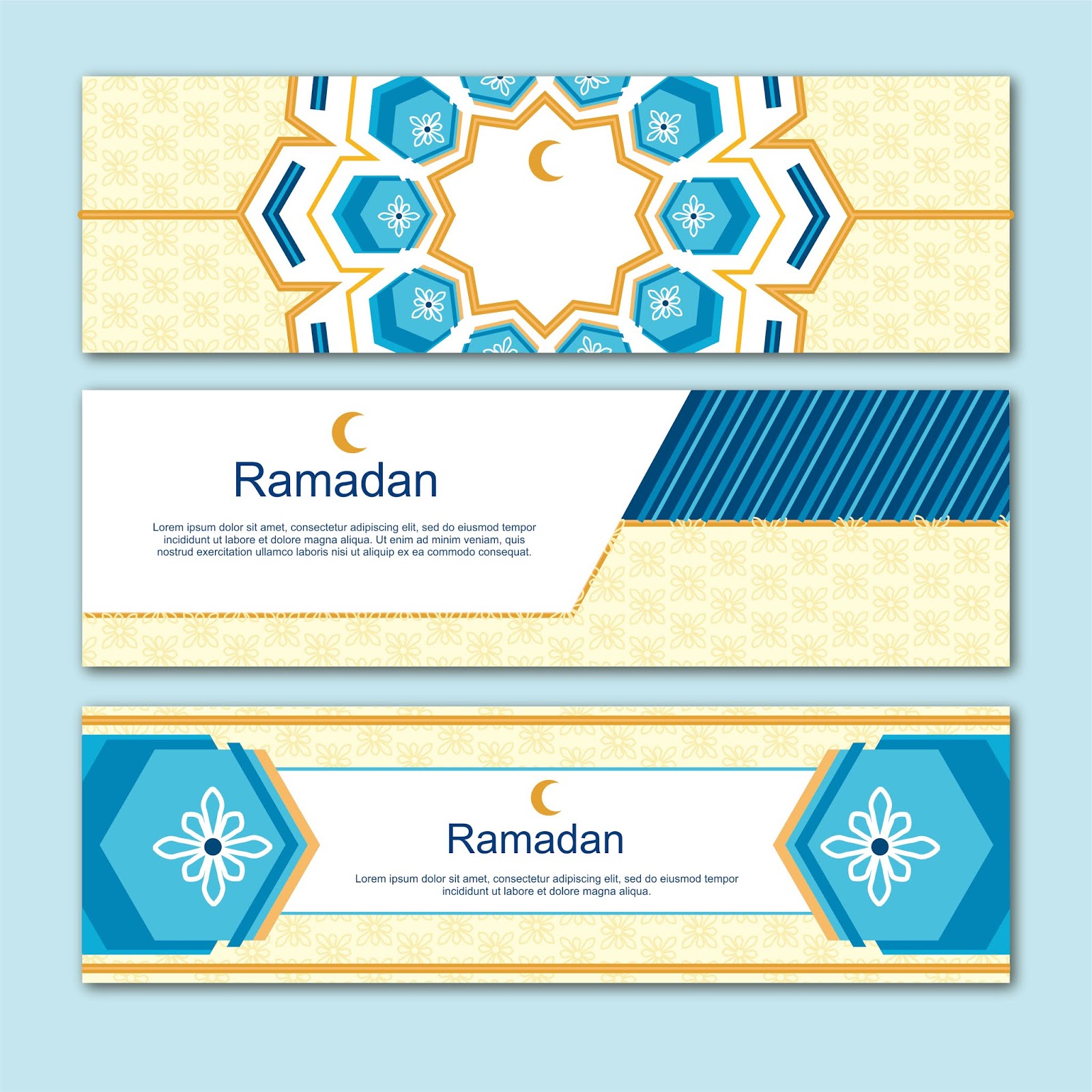  Background  Banner  Ramadhan Keren  dan Elegan versi 2 