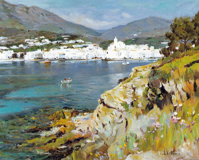 Josep Girona Segura, Cadaqués en pintura, Pintura Catalana, Pintores españoles, pintura española, impresionismo español 