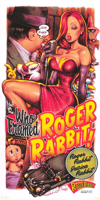 Designer Con 2019 Exclusive Who Framed Roger Rabbit Screen Print by Rockin’ Jelly Bean x Disney x Cyclops Print Works