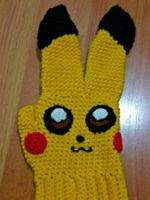 PATRON GRATIS GUANTES PIKACHU DE CROCHET