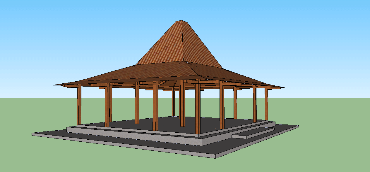 Sketsa Gambar Rumah Joglo - Rumah tradisonal jawa joglo limasan rumah 