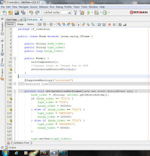 netbeans, if, else, combobox, jComboBox