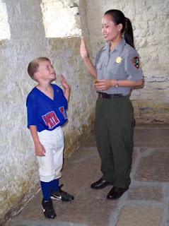 swearing in of junior ranger