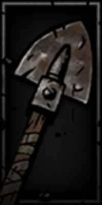 Pala, un objeto de inventario de Darkest Dungeon