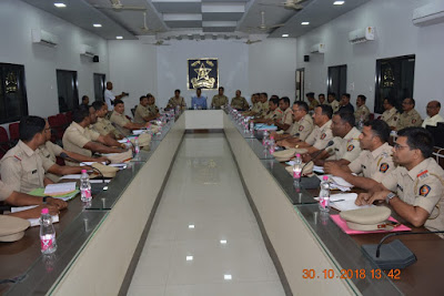 चंद्रपुर पोलीस अधीक्षक कार्यालयात आंतरराज्य पोलीस समन्वय बैठक