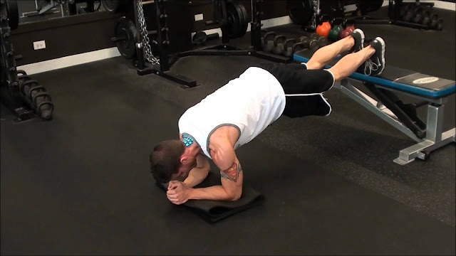 Decline plank with foot touch