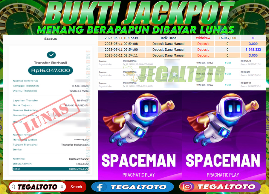 Bukti Jackpot