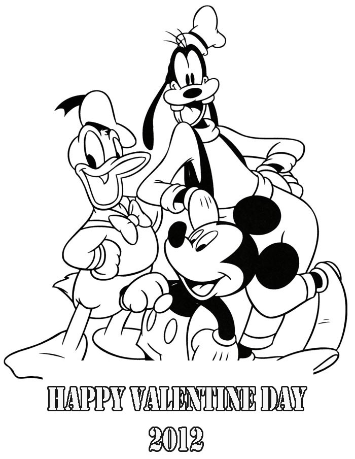 Download Cartoon Design: Disney Cartoon Coloring Pages "Happy ...