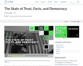 PEW: The State of Trust, Facts, and Democracy