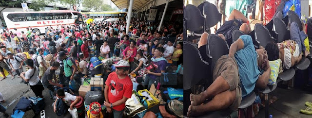 Pagod at Gutom ang inabot ng mga protesters na galing sa Vis-Min para sa rally sa Luneta