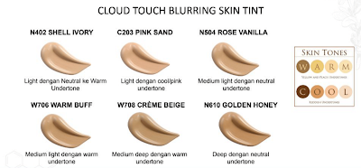 6 Shade YOU Cloud Touch Blurring Skin Tint