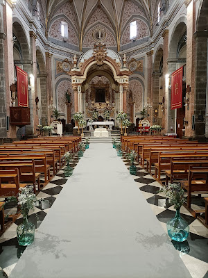 Decoración de ceremonia religiosa en Iglesia de los Santos Juanes de Puzol - Novienbre 2022