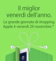 Black Friday 2013 - Venerdì 29 è la giornata dello shopping su Apple Online Store