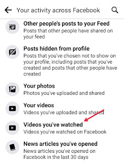 Facebook Watch Video History Delete Kaise Kare