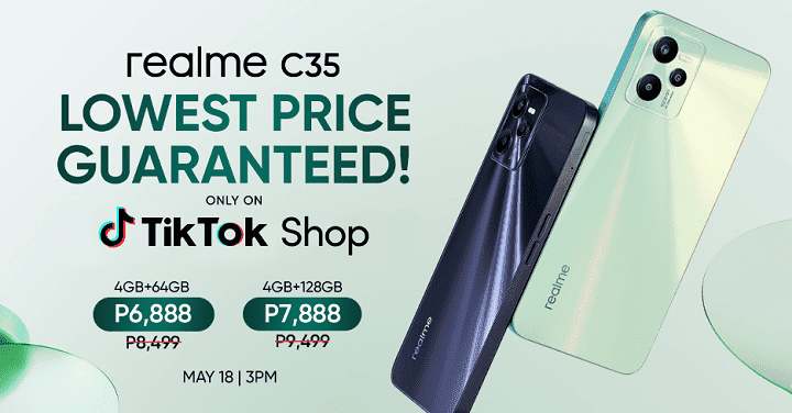 realme C35 launches with lowest price guaranteed of P6,888 via TikTok Shop Philippines