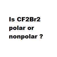 Is CF2Br2 polar or nonpolar ?